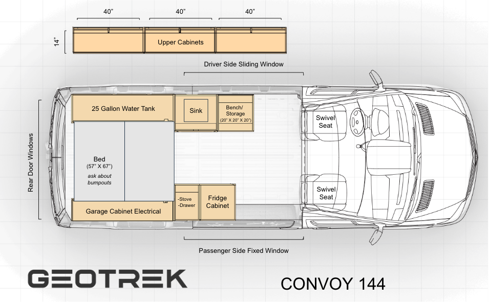 Convoy Unit Tech Drawing - Geotrek
