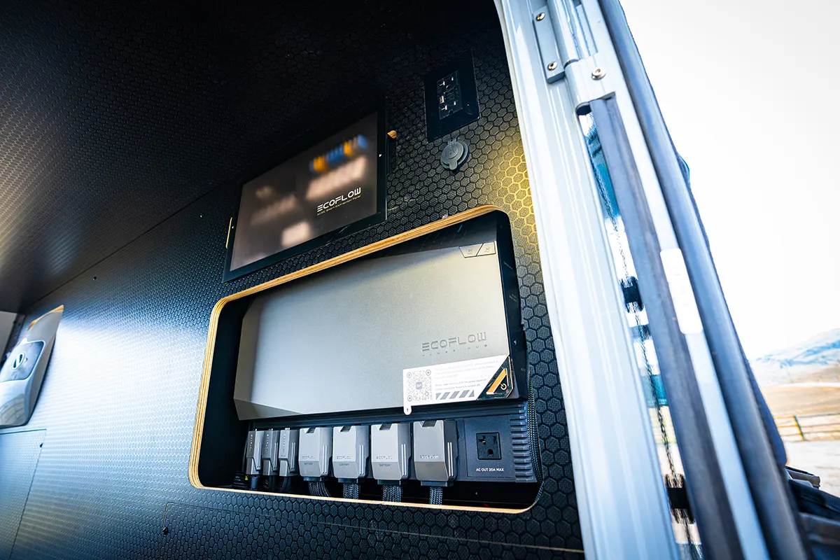 EcoFlow battery installed in Geotrek Verus